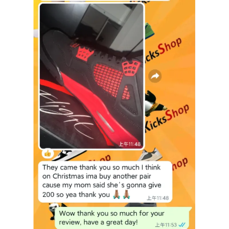 Perfectkicks Jordan 4 Retro Red Thunder reps review
