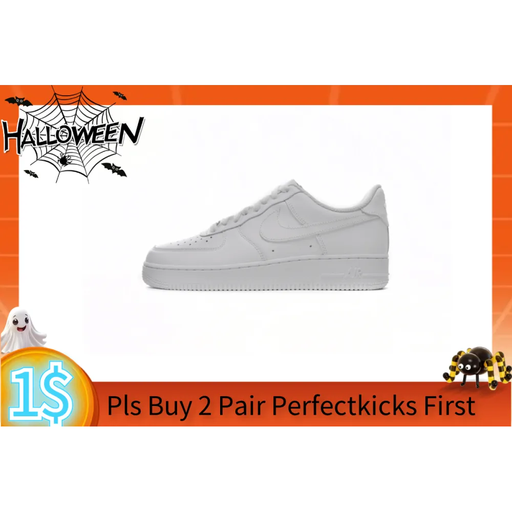 Perfectkicks (Pls buy 2 pair Perfectkicks first )GET Air Force 1 Low '07 White,CW2288-111