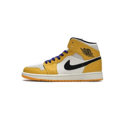  GET Jordan 1 Mid University Gold,554724-170 01