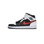 GET Jordan 1 Mid Black Chile Red White,554724-075