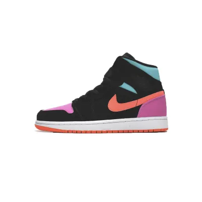  GET Jordan 1 Mid Multi-Color (GS),554725-083 01