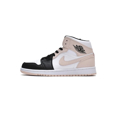  GET Jordan 1 Mid Arctic Orange Black Toe,554724-133 01