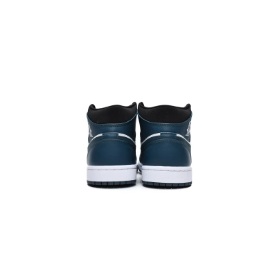  GET Jordan 1 Mid Armory Navy (GS),554724-411 02