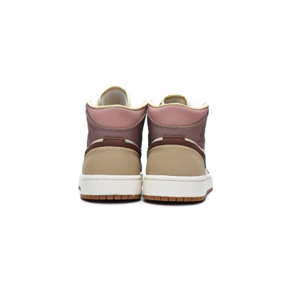  GET Jordan 1 Mid SE Dark Pony Smoky Mauve (W),DO7440-821 02