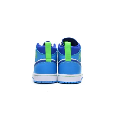  GET Jordan 1 Mid Sprite Blue (GS),DA8010-400 02