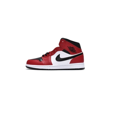  GET Jordan 1 Mid Chicago Toe,554724-069 01