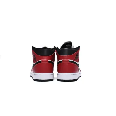  GET Jordan 1 Mid Chicago Toe,554724-069 02