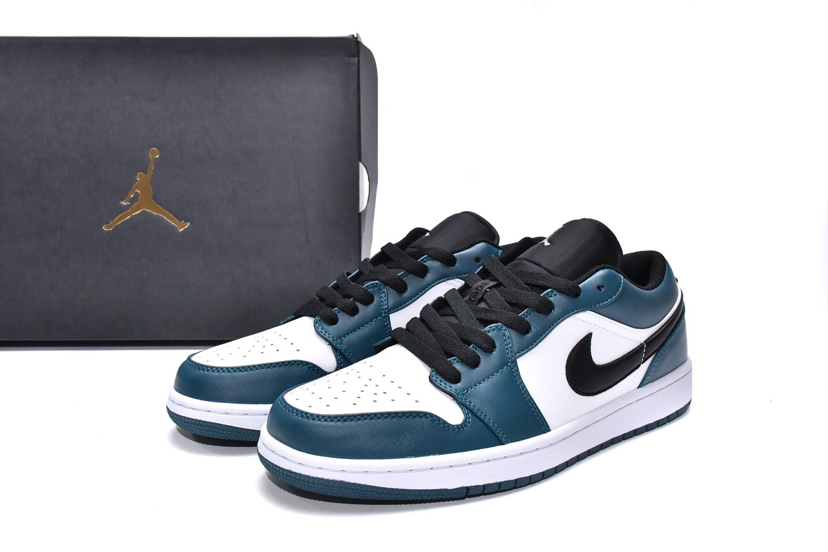  GET Jordan 1 Low Dark Teal,553558-411