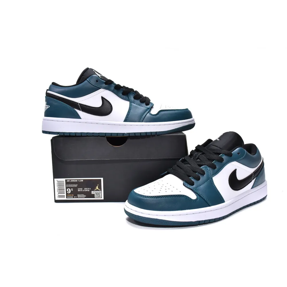 GET Jordan 1 Low Dark Teal,553558-411