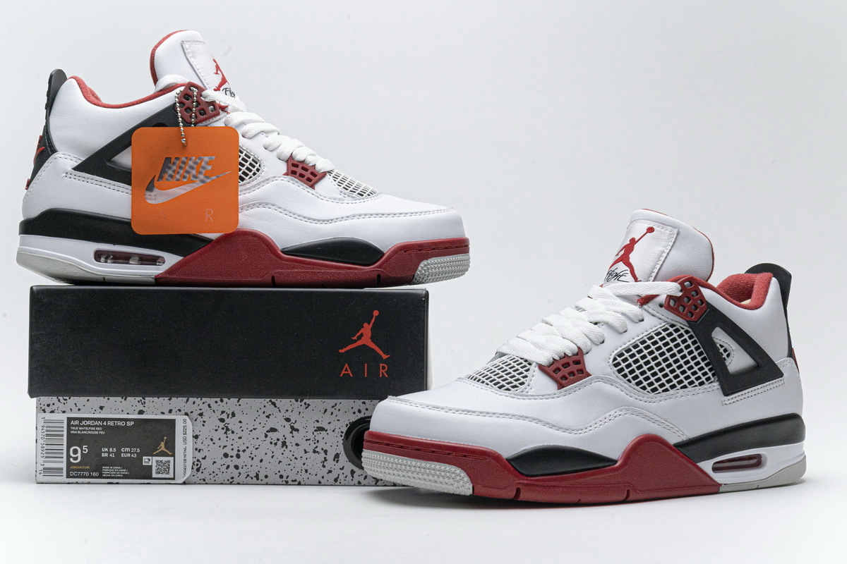  Jordan 4 Retro Fire Red (2020),DC7770-160