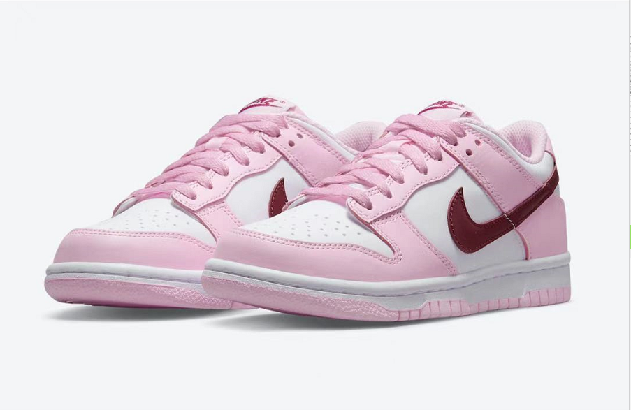  GET Dunk SB  Low Pink Foam Red White (GS),CW1590-601