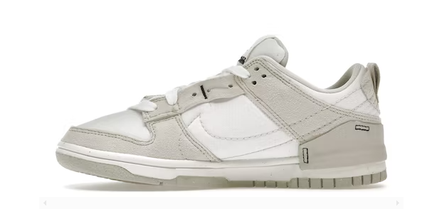  GET Dunk Low Disrupt 2 Pale Ivory Black (Women's), DH4402-101