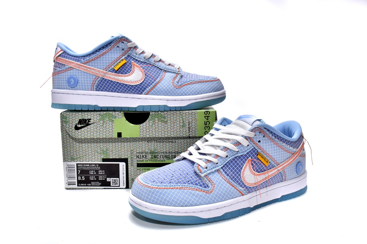  Perfectkicks Dunk Low Union Passport Pack Argon,DJ9649-400