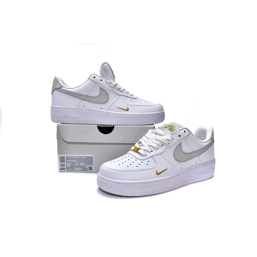 Perfectkicks  GET Air Force 1 Low Essential White Light Silver,CZ0270-106 