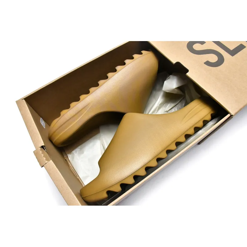 Perfectkicks  GET Yeezy Slide Ochre, GW1931