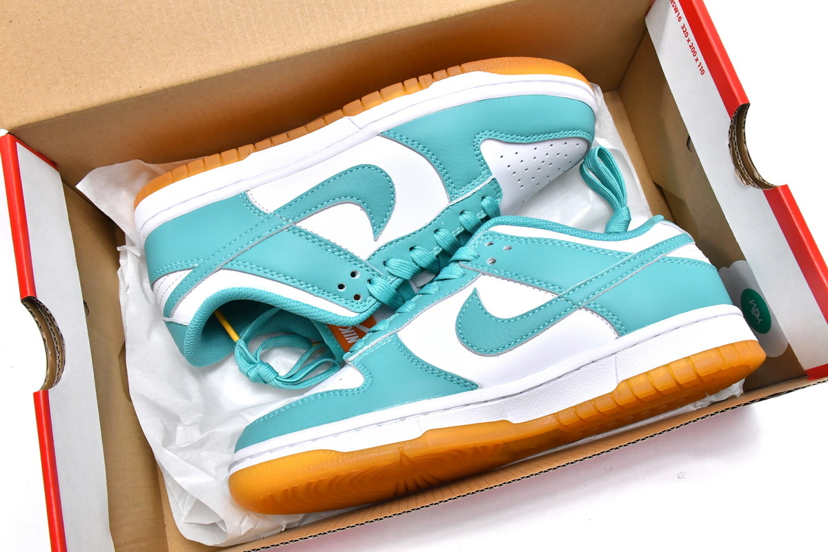  Perfectkicks Dunk SB Low White Turquoise (W),DV2190-100