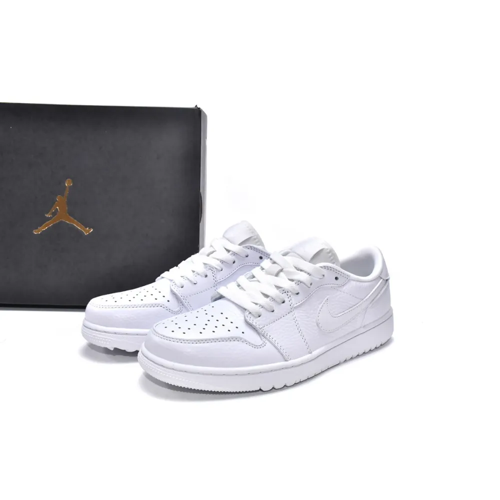 GET Jordan 1 Low Golf Triple White, DD9315-101