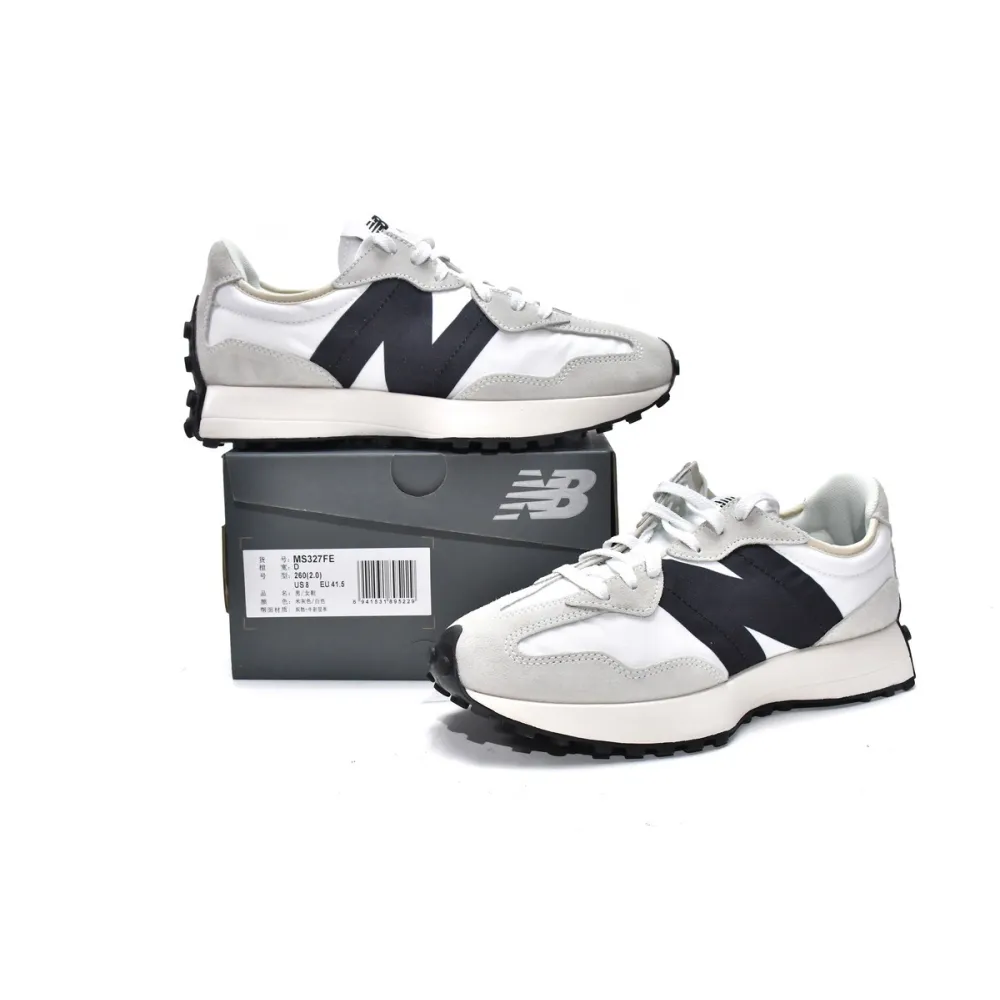 GET New Balance 327 Sea Salt Black, MS327FE