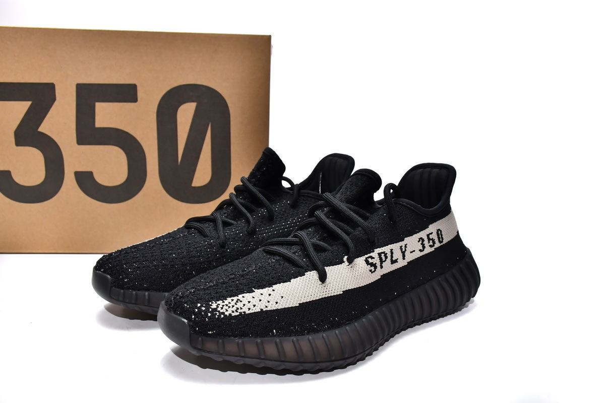 GET Yeezy Boost 350 V2 Black White, BY1604 