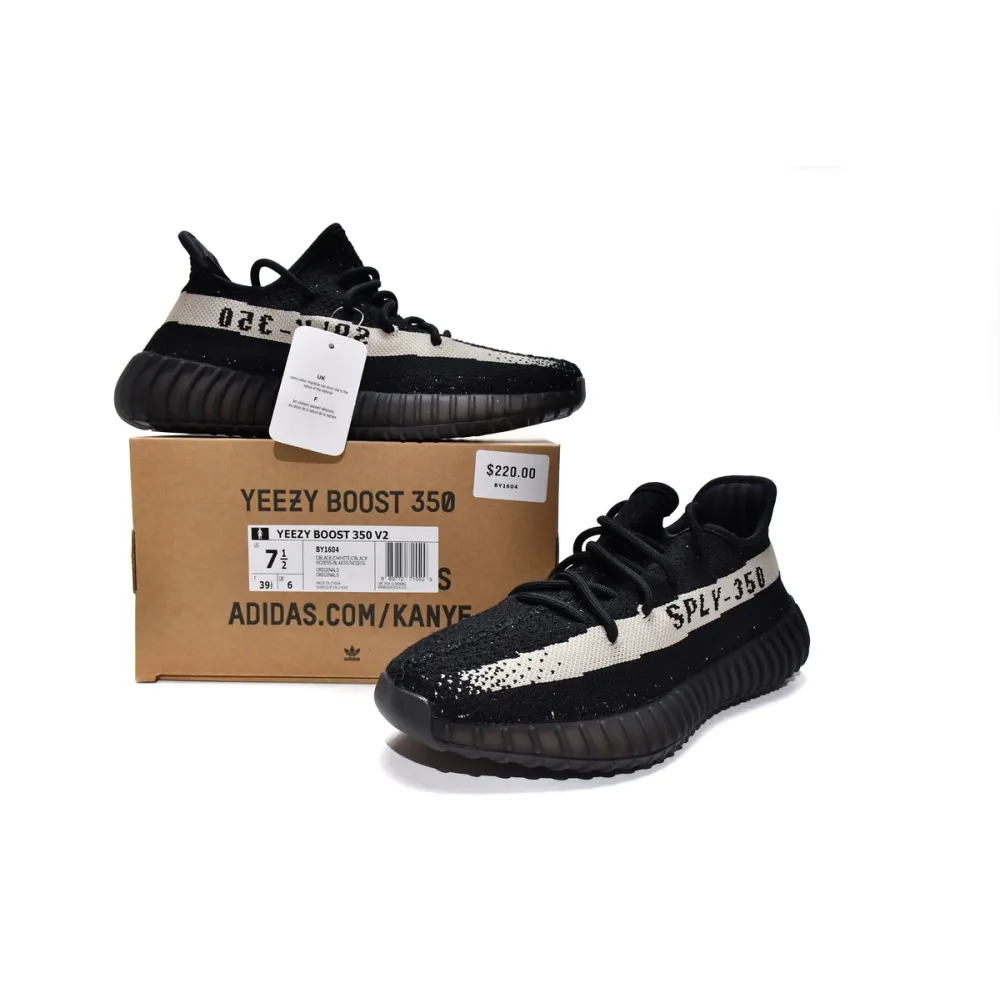 Perfectkicks  GET Yeezy Boost 350 V2 Black White, BY1604 