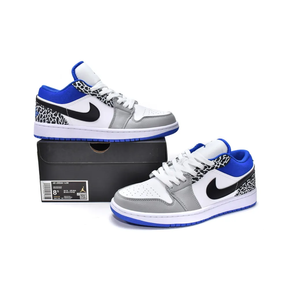 GET Jordan 1 Low True Blue19, DM1199-140