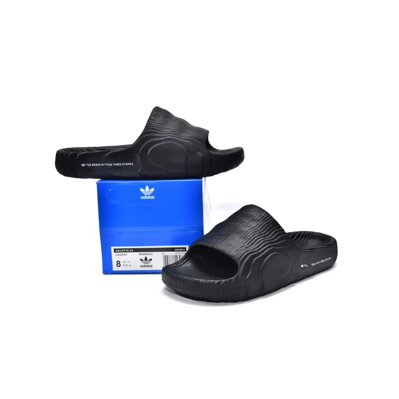 GET originals Adilette 22 Slides Black, GX6949