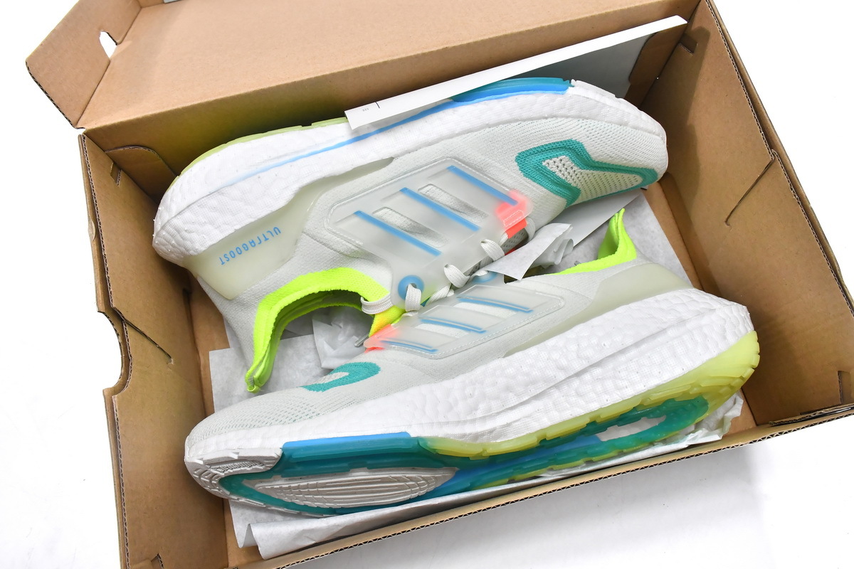  GET Ultra Boost 2022 White Sky Rush Mint, GY8674 