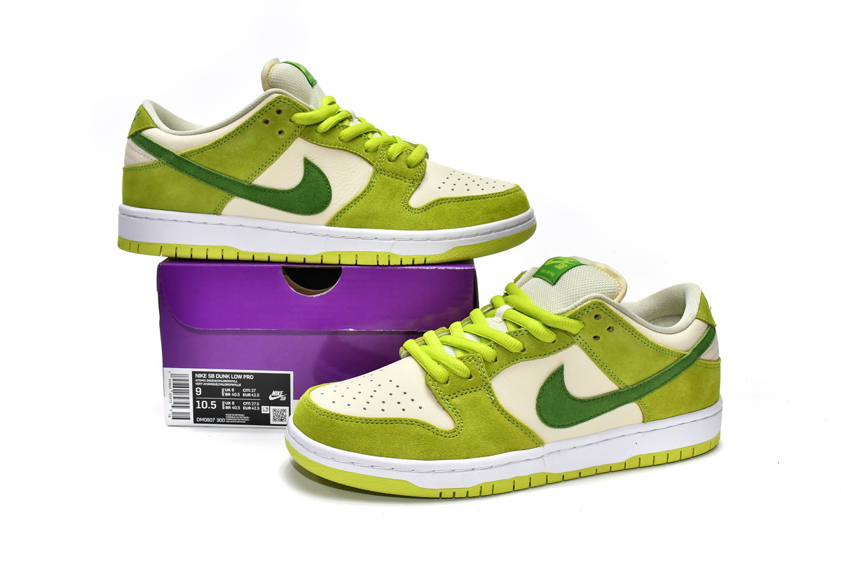  Perfectkicks Dunk Low SB Green Apple, DM0807-300 