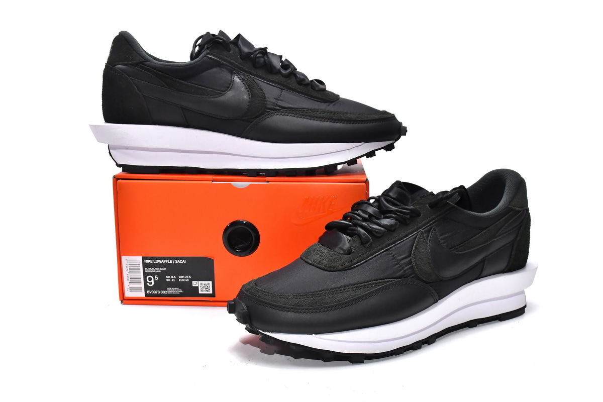  Perfectkicks LD Waffle sacai Black Nylon,BV0073-002