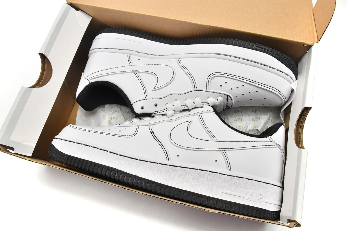  GET Air Force 1 Low Contrast Stitch, CV1724-104 
