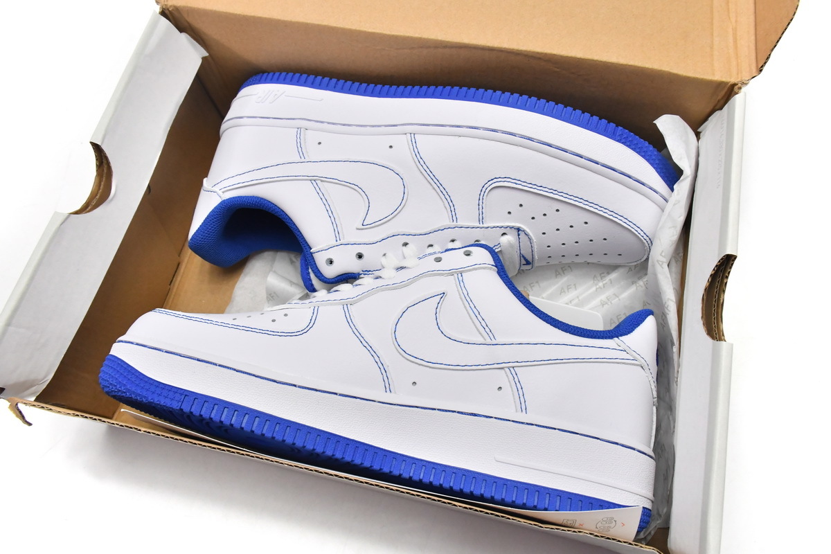  GET Air Force 1 Low Contrast Stitch Blue, CV1724-101