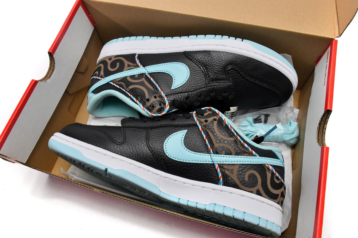  Perfectkicks Dunk Low Barber Shop - Black, DH7614-001