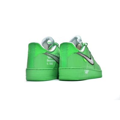 Perfectkicks Air Force 1 Low Off-White Light Green Spark, DX1419-300  02