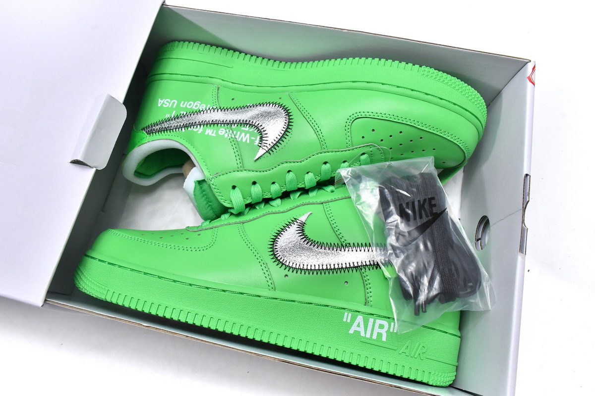 PK Air Force 1 Low Off-White Light Green Spark, DX1419-300 