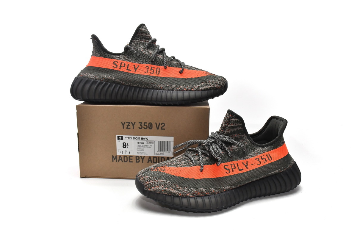  GET Yeezy 350 V2 Green Grey,HQ7045