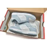  Perfectkicks Dunk Low Blue Airbrush Canvas, FN0323-400 