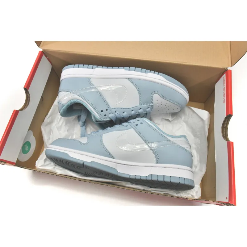  Perfectkicks Dunk Low Blue Airbrush Canvas, FN0323-400 