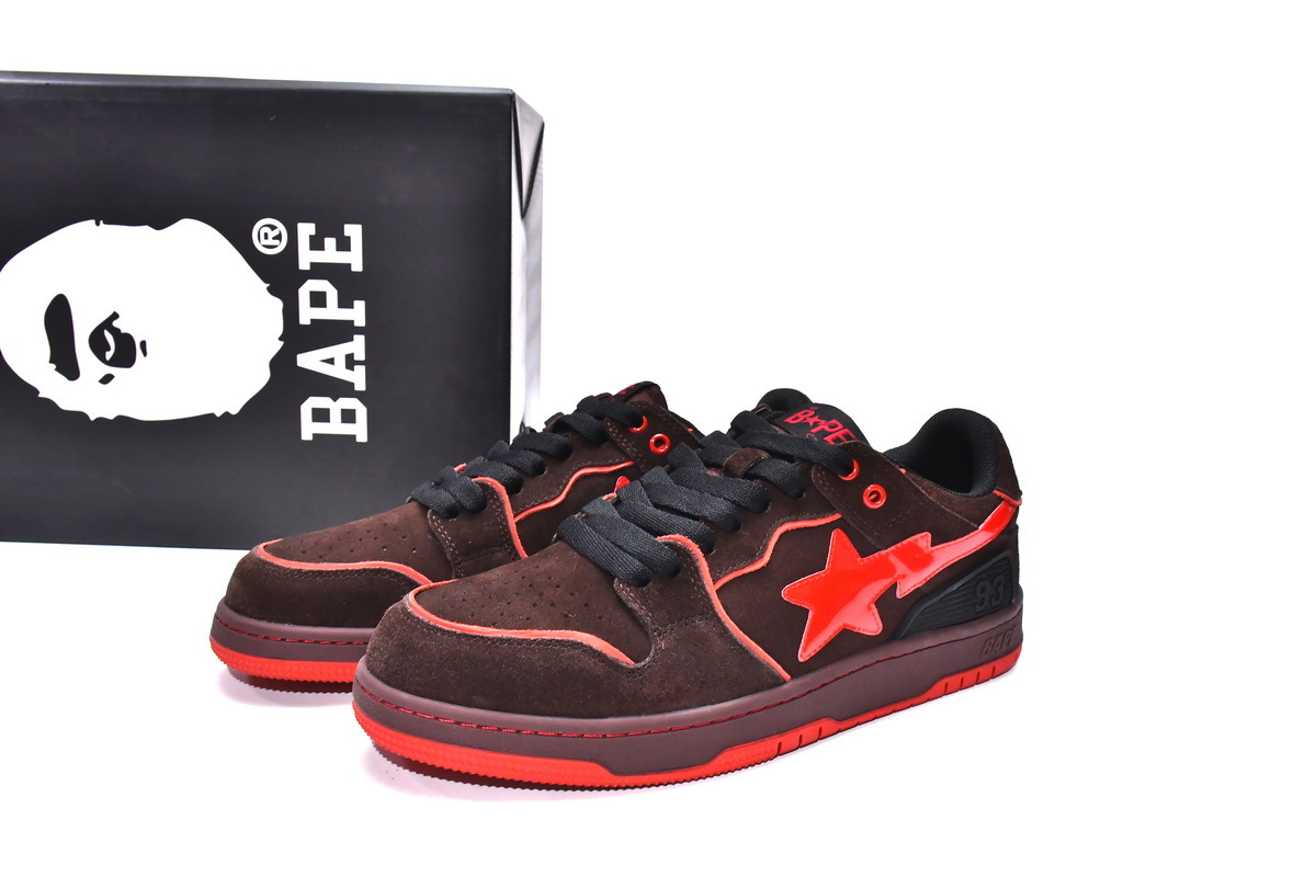 Perfectkicks A Bathing Ape Bape SK8 Sta Brown, 0ZXSHM191X31GBWP