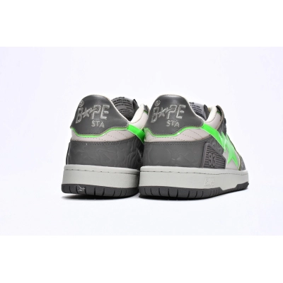  PK Bape Sk8 Sta Low Grey Green, 1G70-109-0021 02
