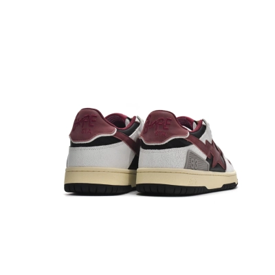  PK Bape Sk8 Sta Low Red Grey, 1I20-291-020  02