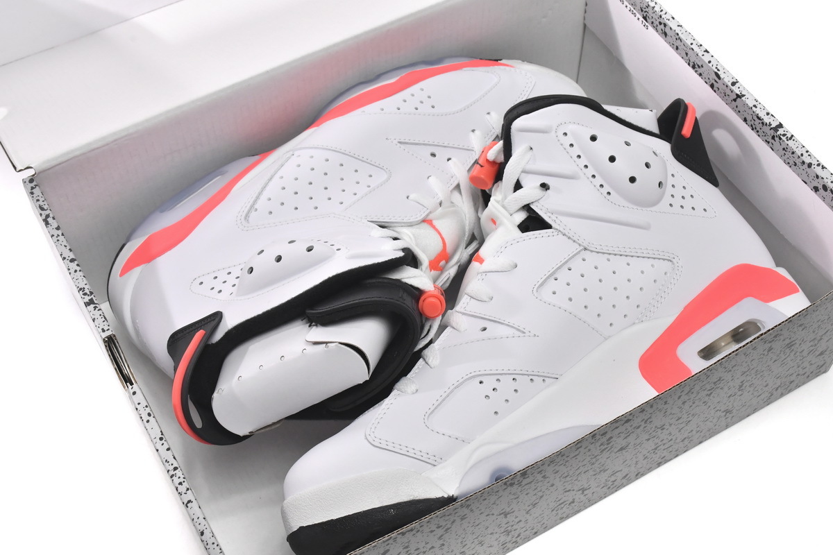  Perfectkicks Air Jordan 6 Retro Infrared White, 384664-123