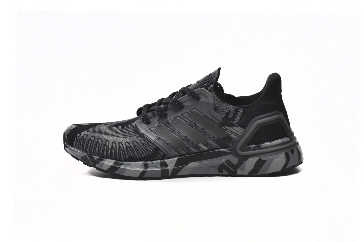  GET Ultra Boost 20 Core Black Grey, FV8329 