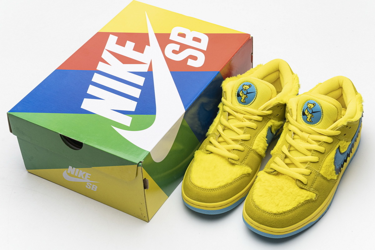  Perfectkicks Grateful Dead x SB Dunk Low“ Yellow Bear”,CJ5378-700 