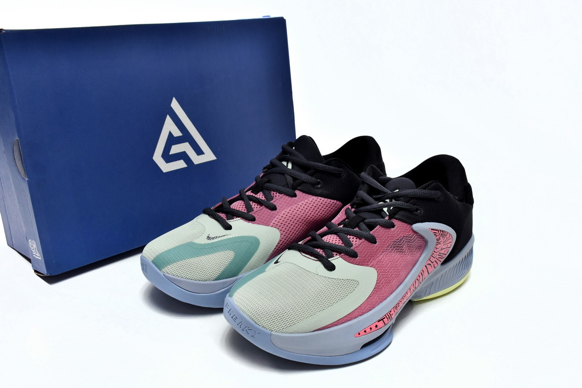  GET Zoom Freak 4 Grey Red, DJ6149-601