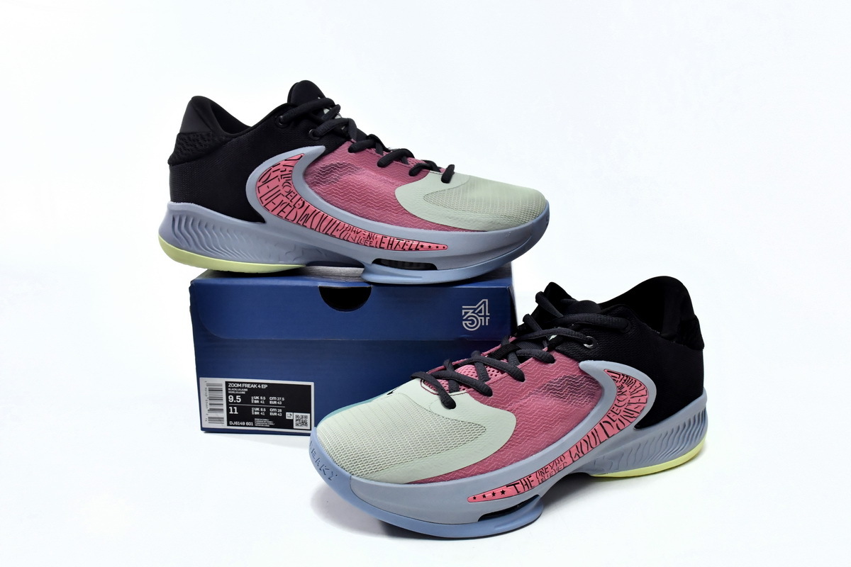  GET Zoom Freak 4 Grey Red, DJ6149-601