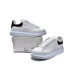 GET Alexander McQueen Sneaker White Black, 462214 WHGP7 9001