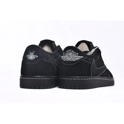 H12 Travis Scott x Air Jordan 1 Low Black Phantom,DM7866-001  02