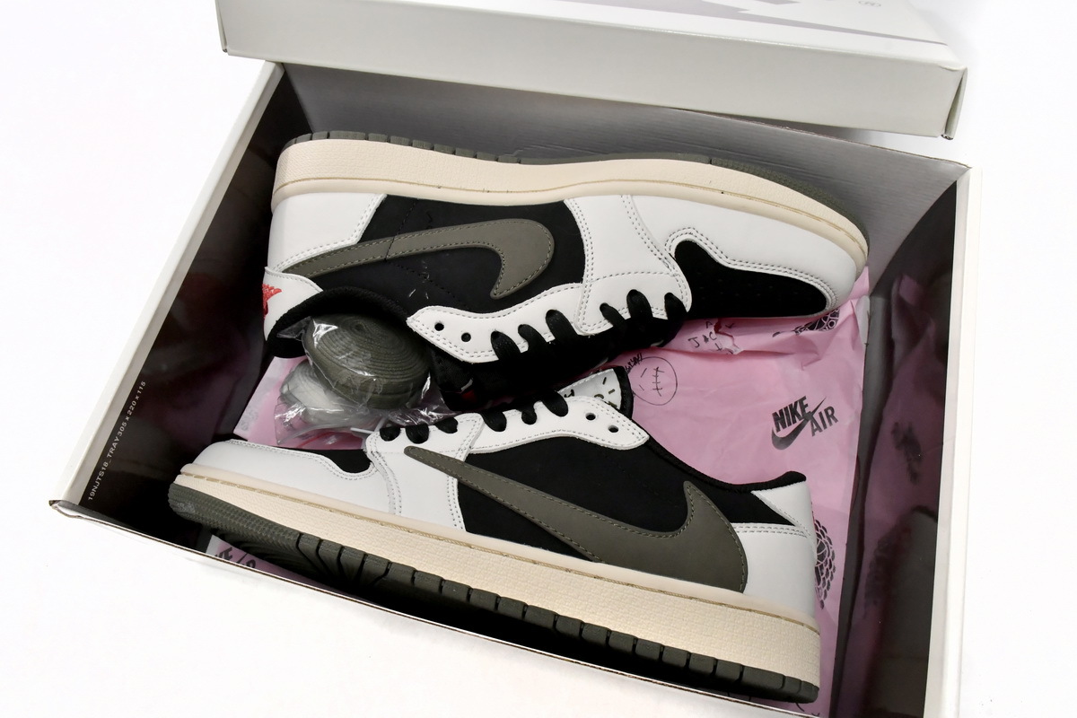  Get Travis Scott x Air Jordan 1 Low OG Olive, DZ4137-106 