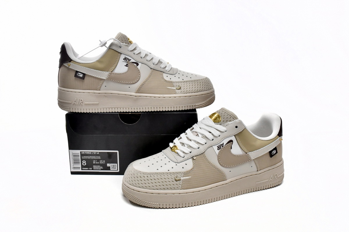  GET Air Force 1 Low Tan Bling,DX6061-112
