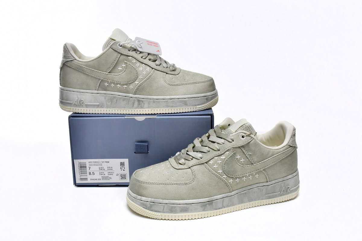  GET Air Force 1 Low NAI-KE Olive,DV4246-333